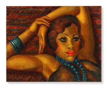 La fille aux yeux verts (réplique) (The Girl with the Green Eyes (replica))