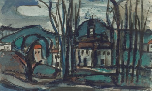 Village entre les arbres