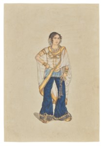 PORTRAIT OF KANDAR BAKHSH, BY A MASTER OF THE FRASER ALBUM, DELHI, INDIA, 1815