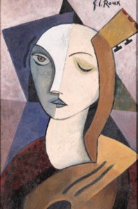 Jeune fille la guitare
