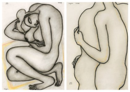 Woman (Nude); Untitled - IV (Couple)