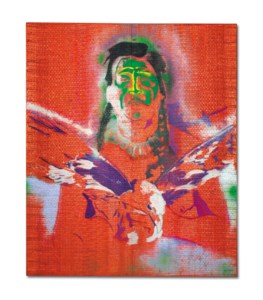 Sigmar Polke, Indianer mit Adler (Indian with Eagle)
