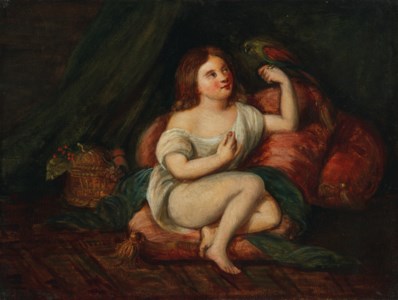 Fillette au perroquet ou La fille au perroquet