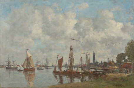 Anvers. Le Port vu de la citadelle nord