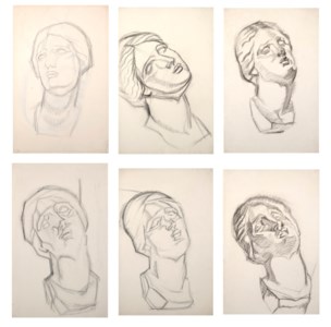 Étude de visage I-VI