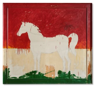 Grande quadro equestre italiano