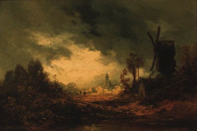 The approaching storm