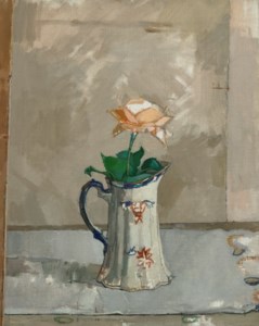 Still Life with Rose and Pitcher