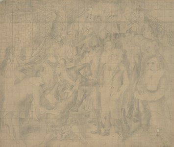 Study for 'Adoration of Old Men'