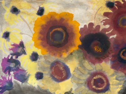 Sonnenblumen (gelb und rot)