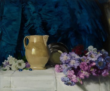 Scabious and a Jug