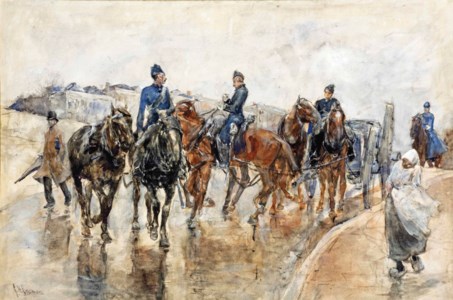 Returning from the manoevers