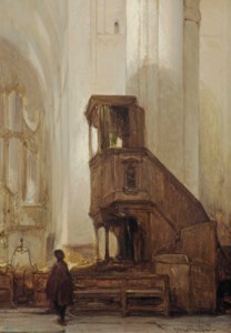 The pulpit of the Eusebiuskerk, Arnhem