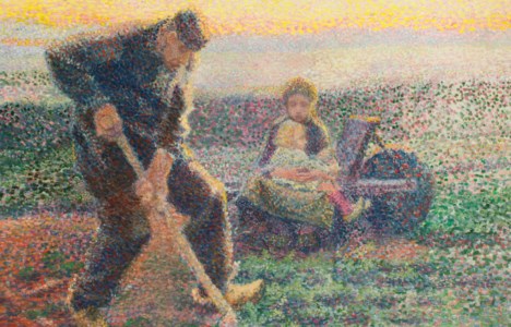Jan Toorop, Machelen, un jardinier plantant ses choux