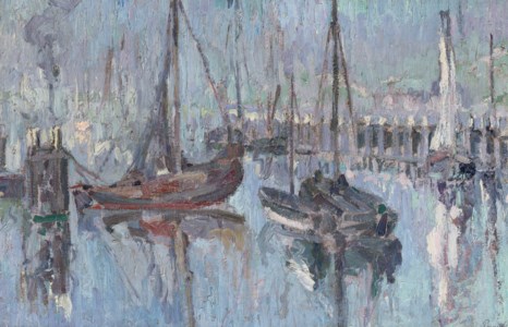 Sailing vessels in a harbour