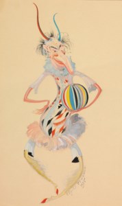 Costume design for a jester