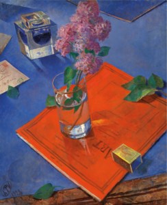 Kuzma Petrov-Vodkin, Still life with lilac