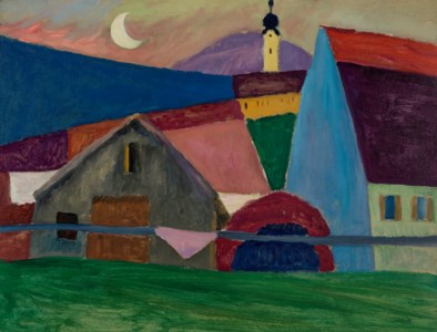 Mond über Murnau