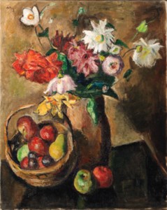 A still life with flowers