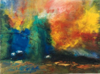 A colourful landscape