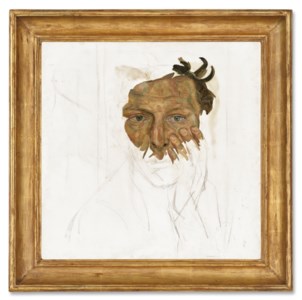Lucian Freud, Self-portrait Fragment