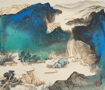 Zhang Da Qian, Sailing across Turquiose Mountains