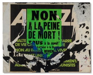 Métro Hôtel de Ville - Non à la peine de mort
