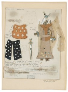 Untitled, costume design for "King Lear," dir. George Devine