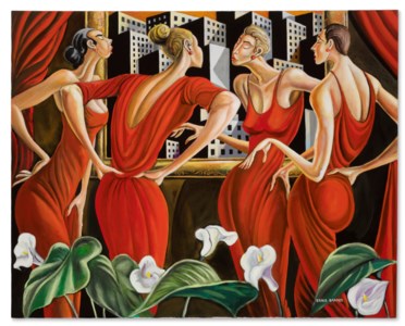Four Women in Red