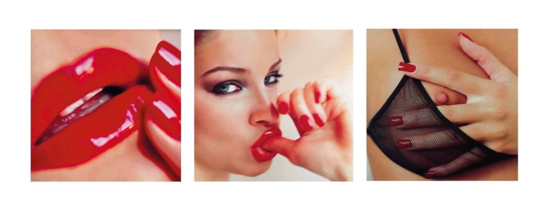 Red Lips, Red Nails and Olga Sucking Her Thumb, 2005