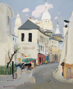 Wu Guanzhong, Montmartre of Paris (V)