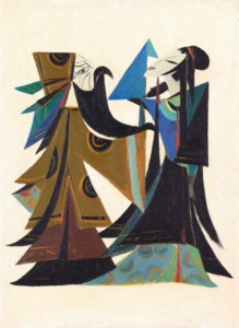 Lin Fengmian 林風眠, Opera Series: Beauty defies Tyranny