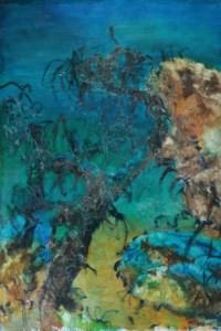 Zhou Chunya, Stone Series - The Tree Connected to Stone