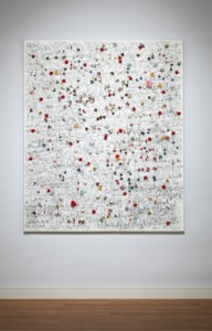 Grafismos, flores y mariposas