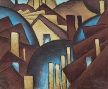 Arthur G. Dove, Nature Symbolized No. 1 (Roofs)