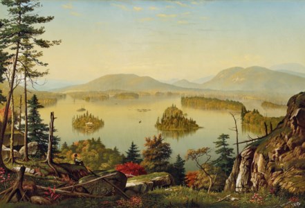 View of Blue Mountain Lake