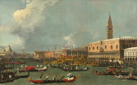 GIOVANNI ANTONIO CANAL, CALLED IL CANALETTO (VENICE 1697–1768), Venice, the Return of the Bucintoro on Ascension Day