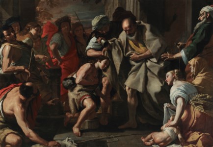 Samuel anointing David
