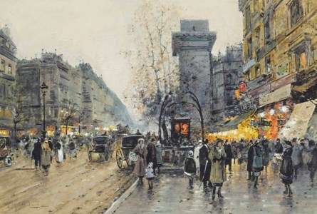 Parisian street scene