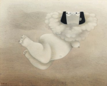 Mujer volando