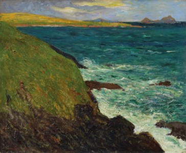 Bords de la côte à Saint-Jean-du-Doigt, Bretagne