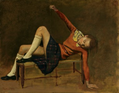 Balthus, Thérèse sur une banquette