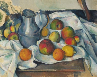 Paul Cézanne, Bouilloire et fruits