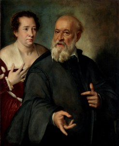 Portrait of a lady and a gentleman, half-length