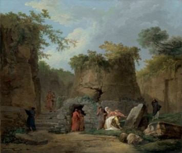 The tomb of Virgil at Posilipo, Naples