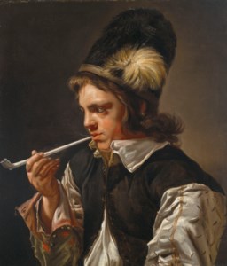 Michaelina Wautier, A young man smoking a pipe