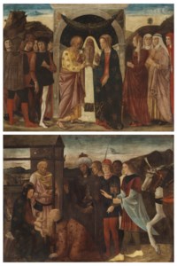 The Marriage of the Virgin; and The Adoration of the Magi