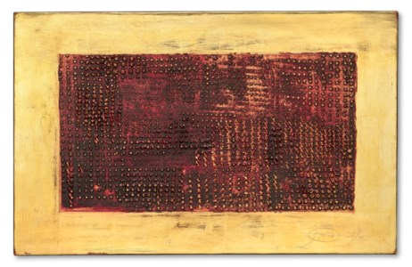 Rasterbild gold/rot
