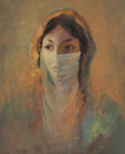 Woman with a veil