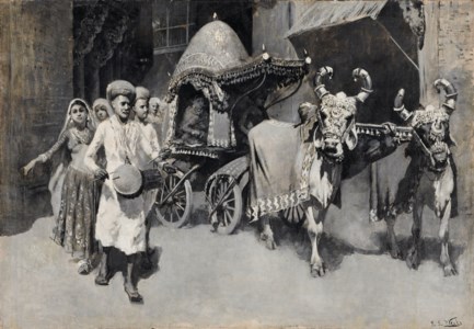 A marriage procession in India